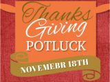 Free Thanksgiving Potluck Flyer Templates Thanksgiving Template Postermywall