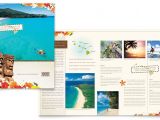 Free Travel Brochure Templates for Microsoft Word Hawaii Travel Vacation Brochure Template Design