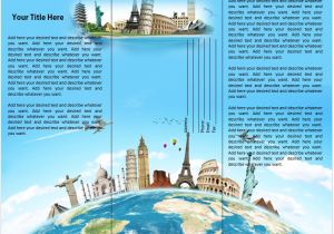 Free Travel Brochure Templates for Microsoft Word Travel or tourist Brochure Template Microsoft Word Templates