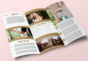 Free Tri Fold Wedding Brochure Templates 25 Wedding Program Brochure Templates