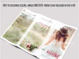 Free Tri Fold Wedding Brochure Templates Wedding Free Tri Fold Psd Brochure Template by