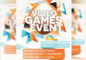 Free Video Game Flyer Template 19 Amazing Online Gaming Flyer Templates Word Psd Eps