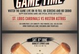 Free Video Game Flyer Template Baseball Game Flyer Template Flyerstemplates