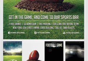 Free Video Game Flyer Template Football Game Flyer Template by Saltshaker911 On Deviantart