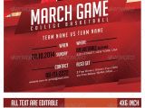 Free Video Game Flyer Template March Game College Basketball Flyer Breezi Pinterest