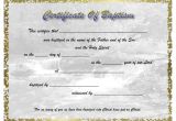 Free Water Baptism Certificate Template Water Baptism Certificates