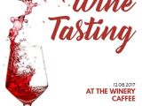 Free Wine Tasting Flyer Template Wine Tasting event Announcement Poster social Media Post