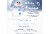 Free Winter Holiday Flyer Templates Snowman Flyer Template Winter and Holiday Party Zazzle