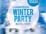 Free Winter Holiday Flyer Templates Winter Party Free Club and Party Flyer Psd Template Http