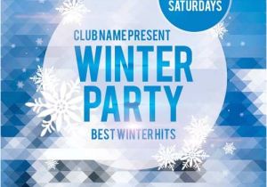 Free Winter Holiday Flyer Templates Winter Party Free Club and Party Flyer Psd Template Http