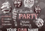 Free Xmas Invitation Card Templates Christmas Party Invitation Template Retro Background with