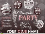 Free Xmas Invitation Card Templates Christmas Party Invitation Template Retro Background with