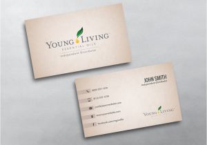 Free Young Living Business Card Templates Young Living Business Card 17