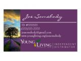 Free Young Living Business Card Templates Young Living Business Card Templates Budget Template Free