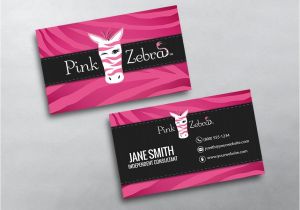 Free Zebra Business Card Template Pink Zebra Business Cards Free Shipping