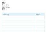 Freeinvoice Template Free Invoice Template Excel Word Pdf Printable