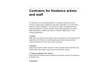 Freelance Photographer Contract Template 7 Sample Freelance Contract Agreement Templates Pages
