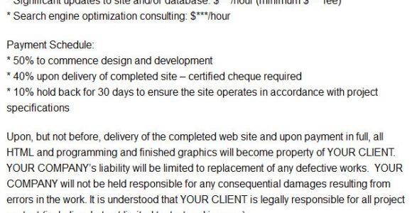 Freelance Web Developer Contract Template Printable Contract Templates