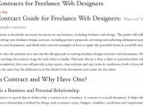 Freelance Web Development Contract Template 10 Free Contract Templates for Web Designers