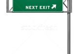 Freeway Templates Blank Freeway Exit Sign Stock Photo C Chad anderson