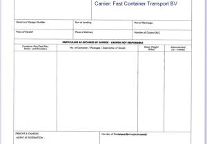 Freight forwarding Contract Template Freight forwarder Nonpolitikalrose