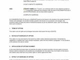 French Employment Contract Template Option to Lease Agreement Template Word Pdf by