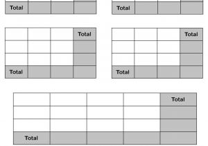 Frequency Table Template Two Way Frequency Table Worksheet Checks Worksheet