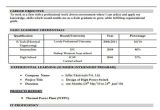 Fresher Electrical Engineer Resume Pdf 40 Fresher Resume Examples