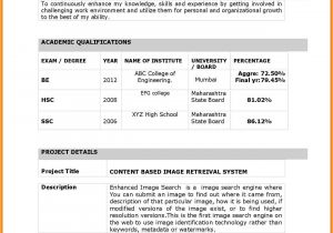 Fresher Primary Teacher Resume format Image Result for Teachers Resume format Teacher Resume