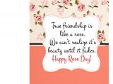 Friend Zone Valentine S Day Card Happy Rose Day Valentines Day Greeting Card