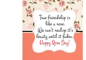 Friend Zone Valentine S Day Card Happy Rose Day Valentines Day Greeting Card