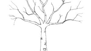 Friendship Tree Template Wedding Thumbprint Tree Download
