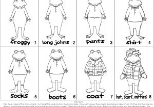 Froggy Gets Dressed Template Froggy Gets Dressed Coloring Pages Coloring Home