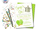 Front Rush Email Templates Potluck Invitation Potluck Party Invite soup Party Etsy