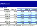 Fte Calculation Template Fte Definition Fte Calculation Fte Analysis
