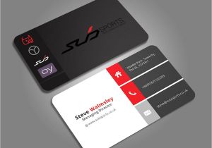 Full Hd Visiting Card Background Modern Upmarket Business Business Card Design for Sub