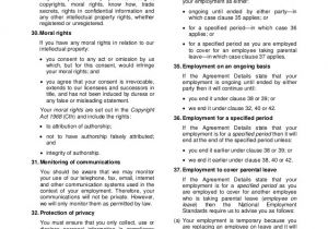 Full Time Employment Contract Template Full Time Employment Agreement Template Sample