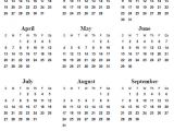 Full Year Calendar Template 2014 14 Full 2014 Year Calendar Template Images Printable