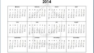 Full Year Calendar Template 2014 8 Best Images Of Full 2014 Year Calendar Printable 2014