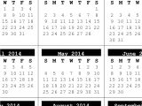 Full Year Calendar Template 2014 Calendarlabs Free Printable 2014 Calendar Holiday HTML