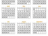 Full Year Calendar Template 2014 Free Printable Calendar 2014 Full Year Calendario 2014