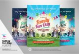 Fun Day Flyer Template Free Family Fun Day Flyers Flyer Templates On Creative Market