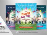 Fun Day Flyer Template Free Family Fun Day Flyers Flyer Templates On Creative Market