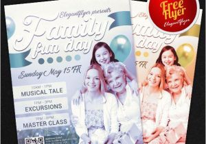 Fun Day Flyer Template Free Family Fun Day Free Flyer Psd Template by Elegantflyer