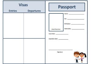 Fun Passport Template Best 25 Passport Template Ideas On Pinterest Passports