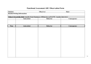 Functional assessment Observation form Template Best Photos Of Printable Observation forms Student