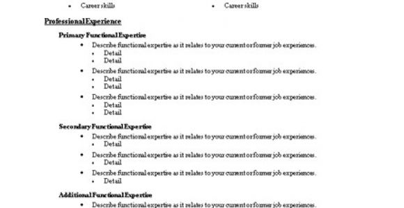 Functional Resume format Word Microsoft Word Functional Resume Template Resumes and Cv