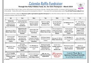 Fundraising Calendar Template Sample Raffle Tickets Fundraiser Portablegasgrillweber Com