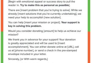 Fundraising Email Template 9 Awesome and Effective Fundraising Letter Templates