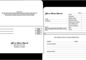 Fundraising Envelope Template Donor Envelope Template Templates Station